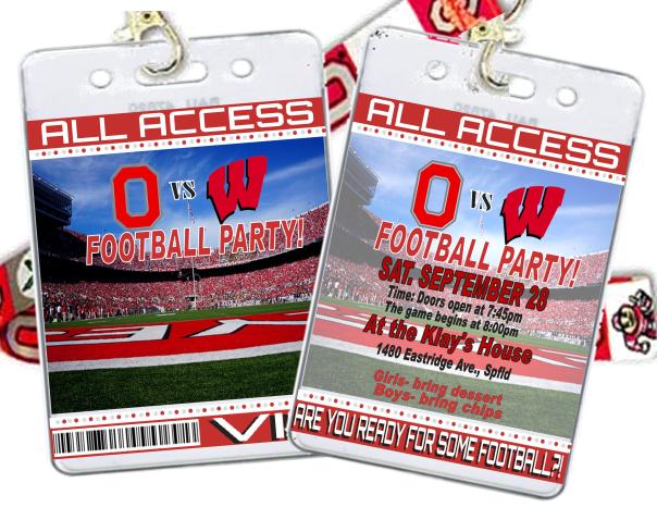 VIP passes to Ohio State FB party